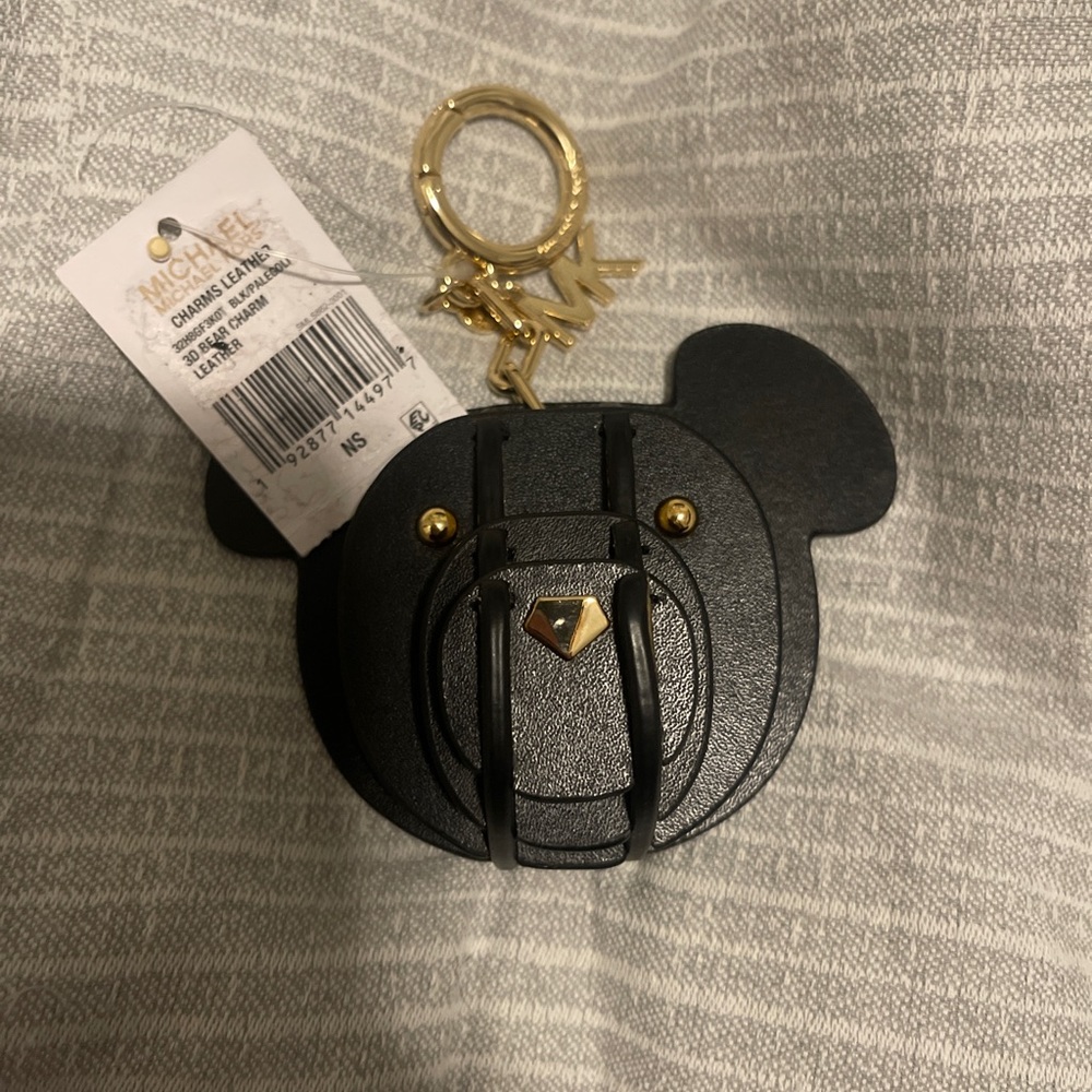 michael kors 3d bear key chain